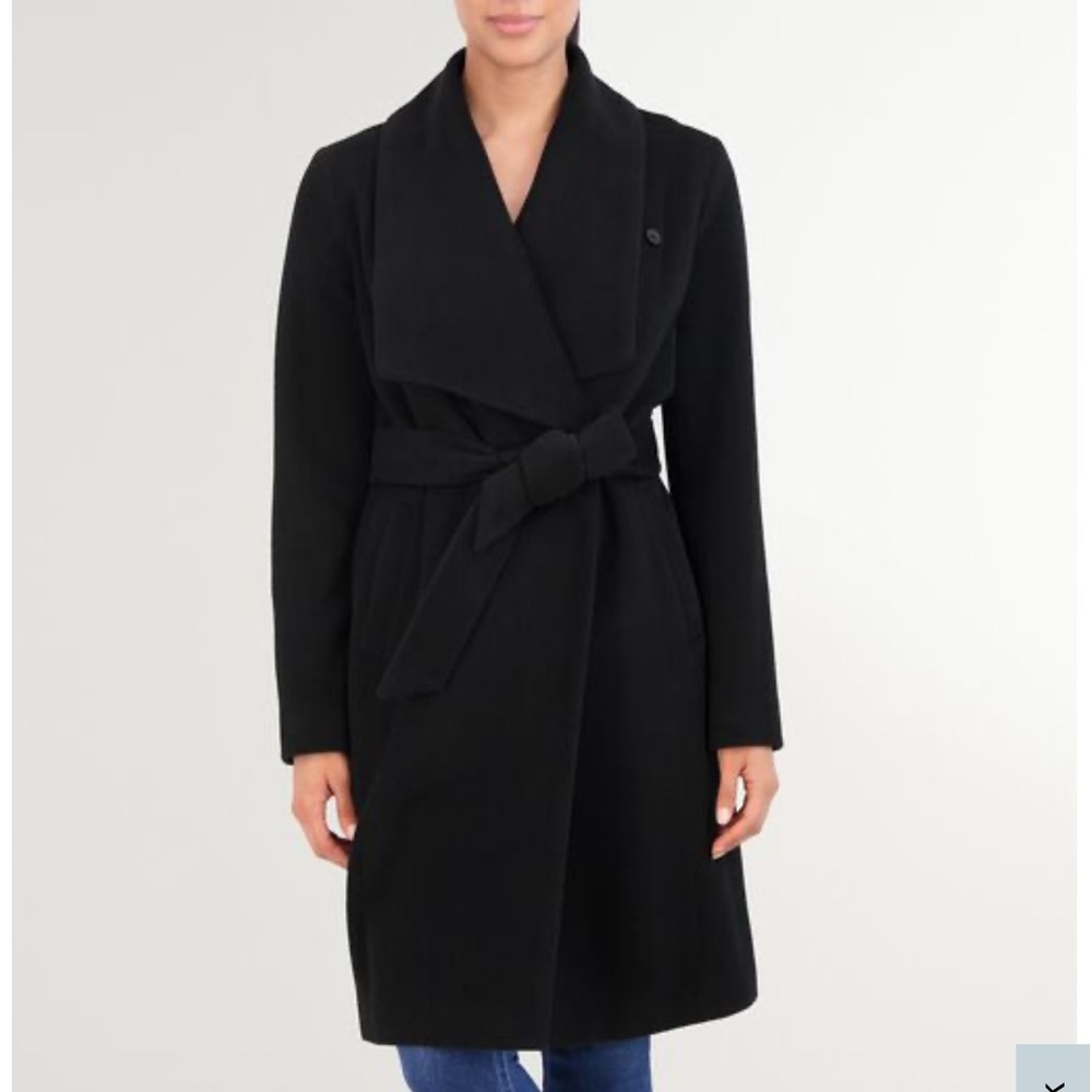 Cole Haan Luxe Maxi Wrap Coat